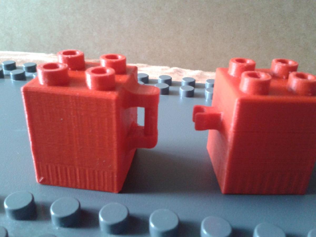 blocos adaptadores de cerca dupla lego