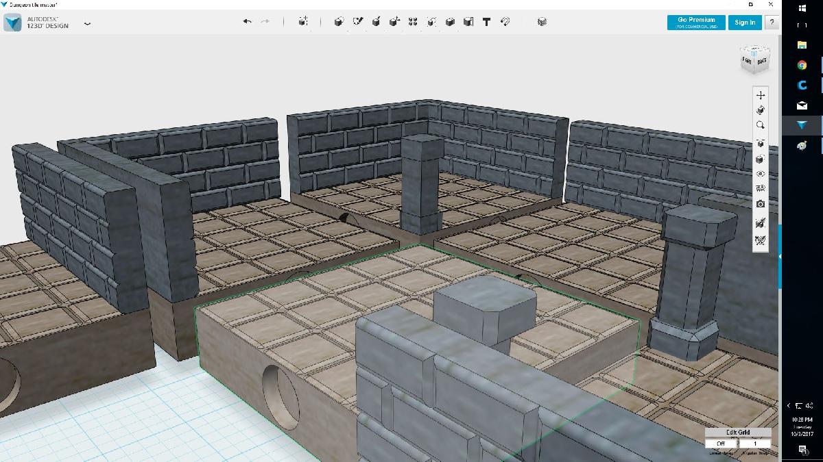 Azulejos de masmorras modulares de DnD