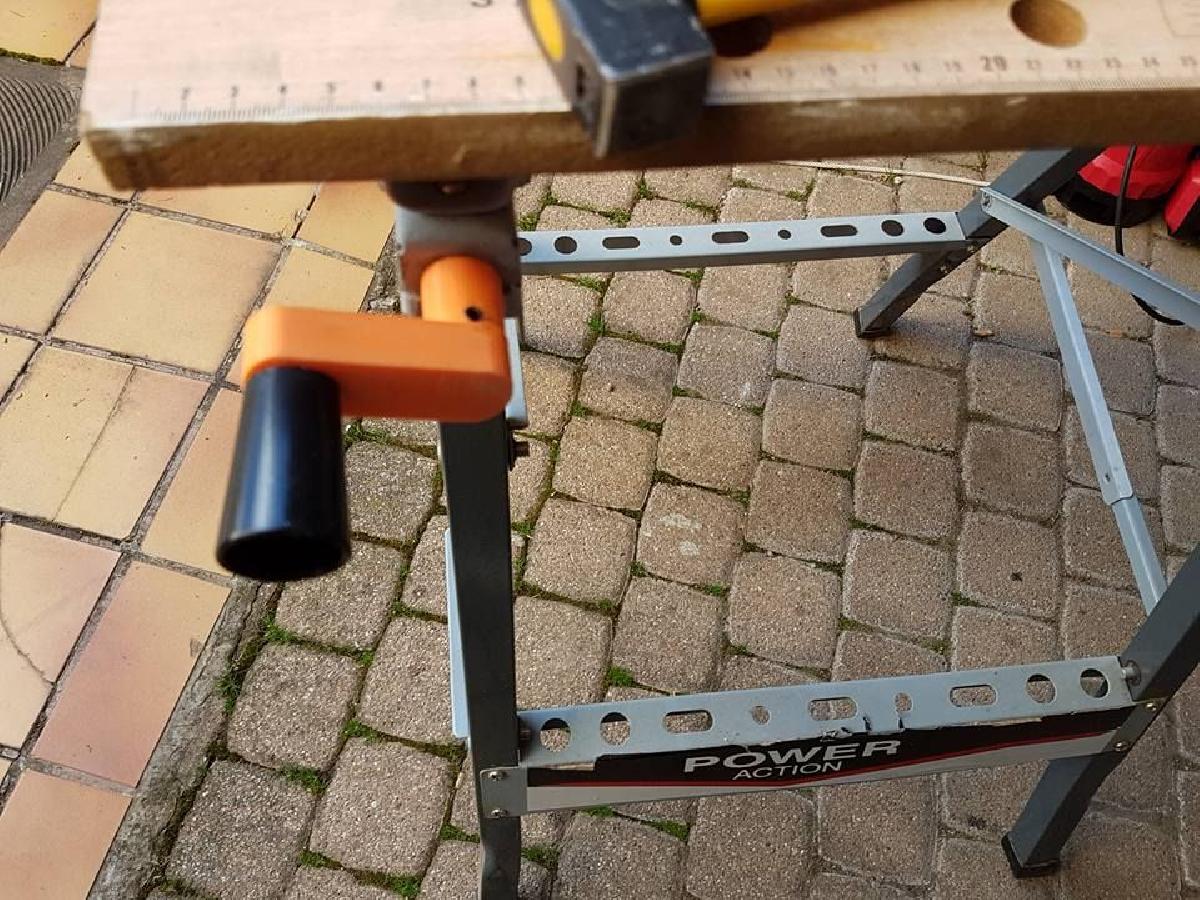 Manivela para bancada de trabalho dobravel