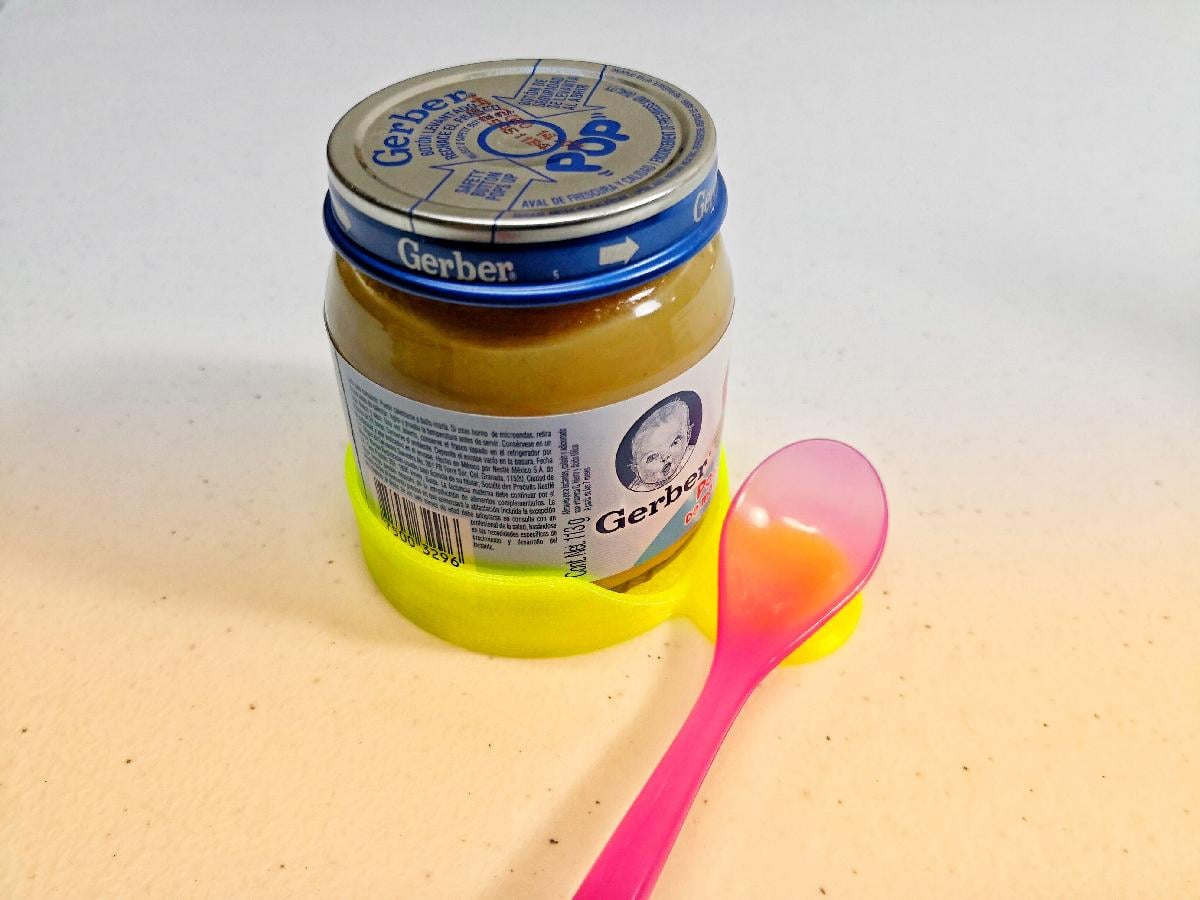 Base antiderrapante para papinha Gerber