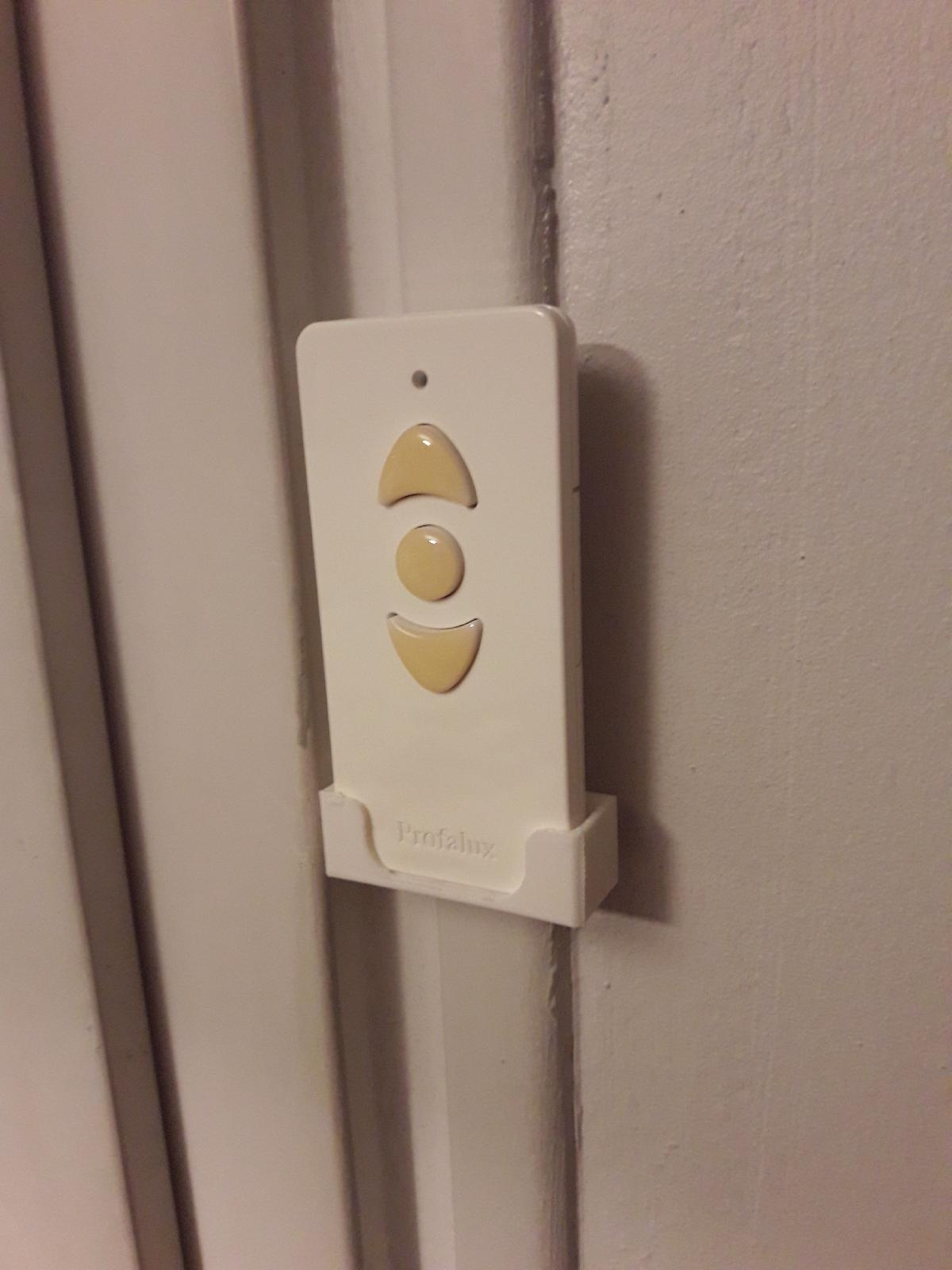 Suporte para controle remoto de persianas eletricas Profalux