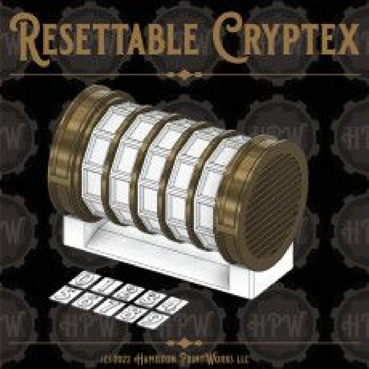 Cryptex Resetavel | Caixa de Tranca | Conteiner de Quebra Cabeca