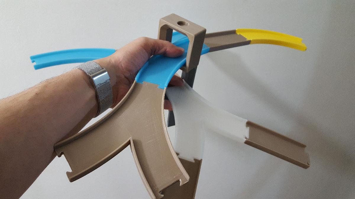 Faixas 3D de facil ajuste Hot Wheels acoplaveis