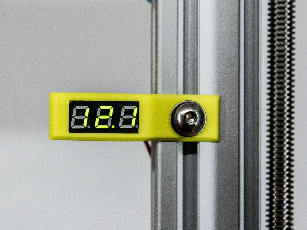 Suporte Lateral 2020 para Voltimetro Digital Mini de 0,28 polegadas Medidor de Teste de Tensao