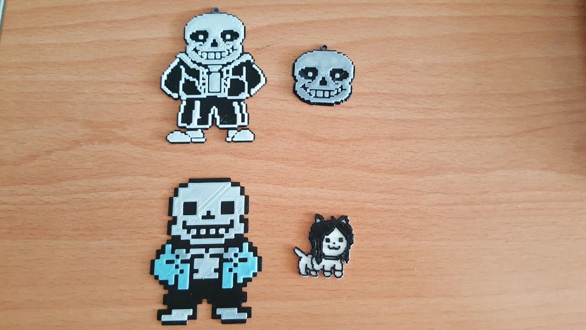 Chaveiros de tom duplo de Undertale