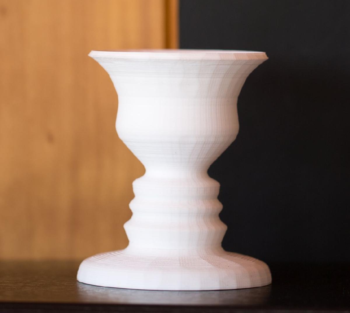 Ilusao do rosto do calice vitoriano