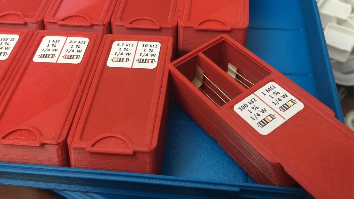 Caixa de resistores para sistema de armazenamento pequeno