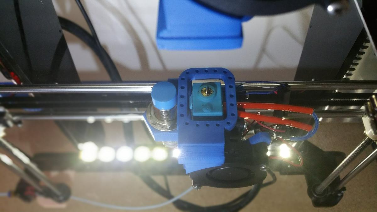 Remix do duto de resfriamento do carro de impressao Bowden Anet A8 e3d v6