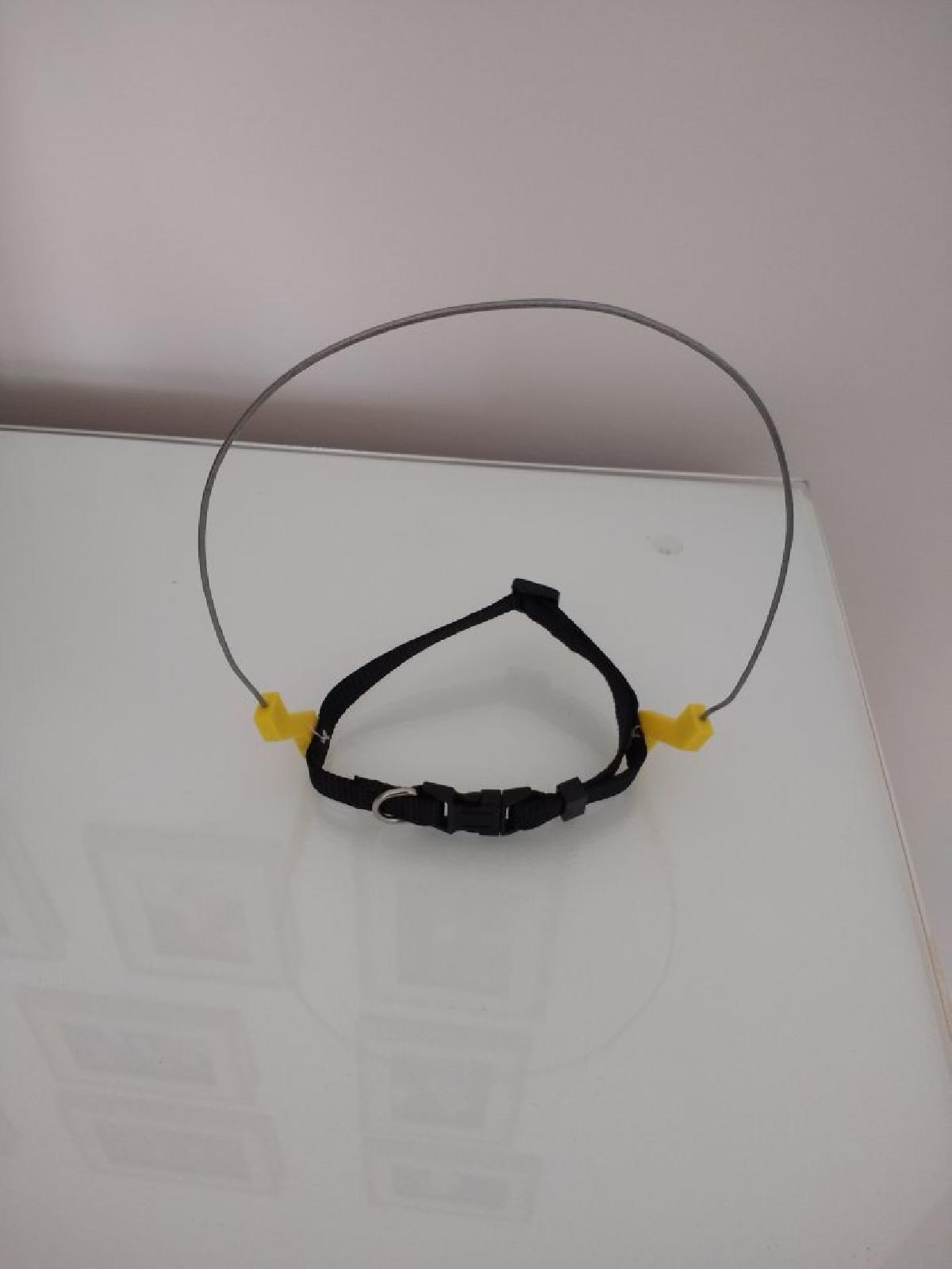 Adaptador de guia para caes cegos