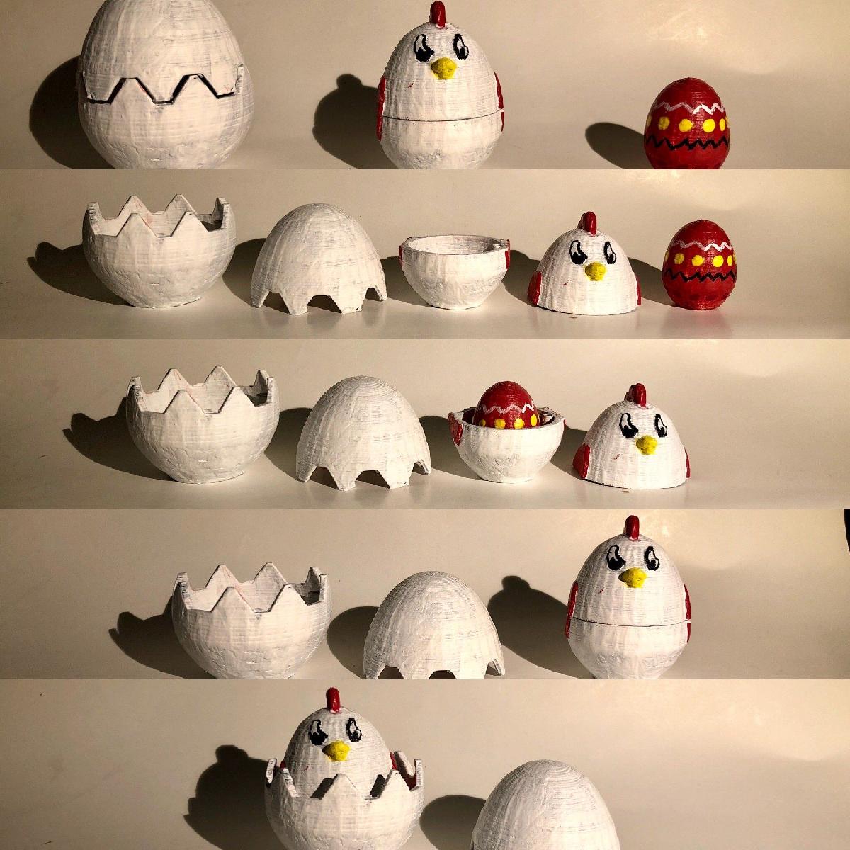 Matryoshka galinha/ovo