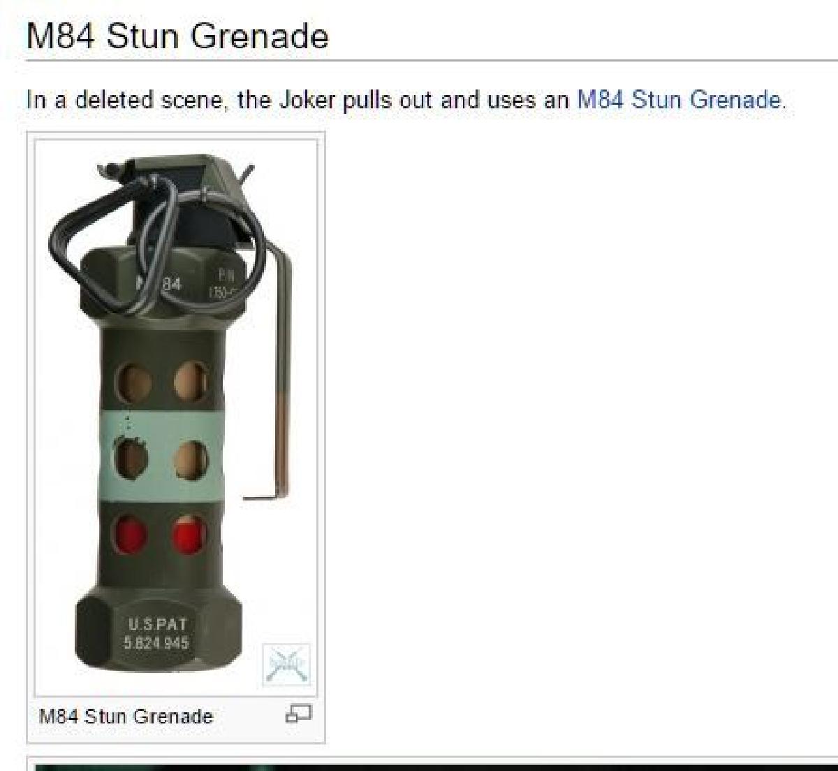 Flash Bang   M84   Visto na TV