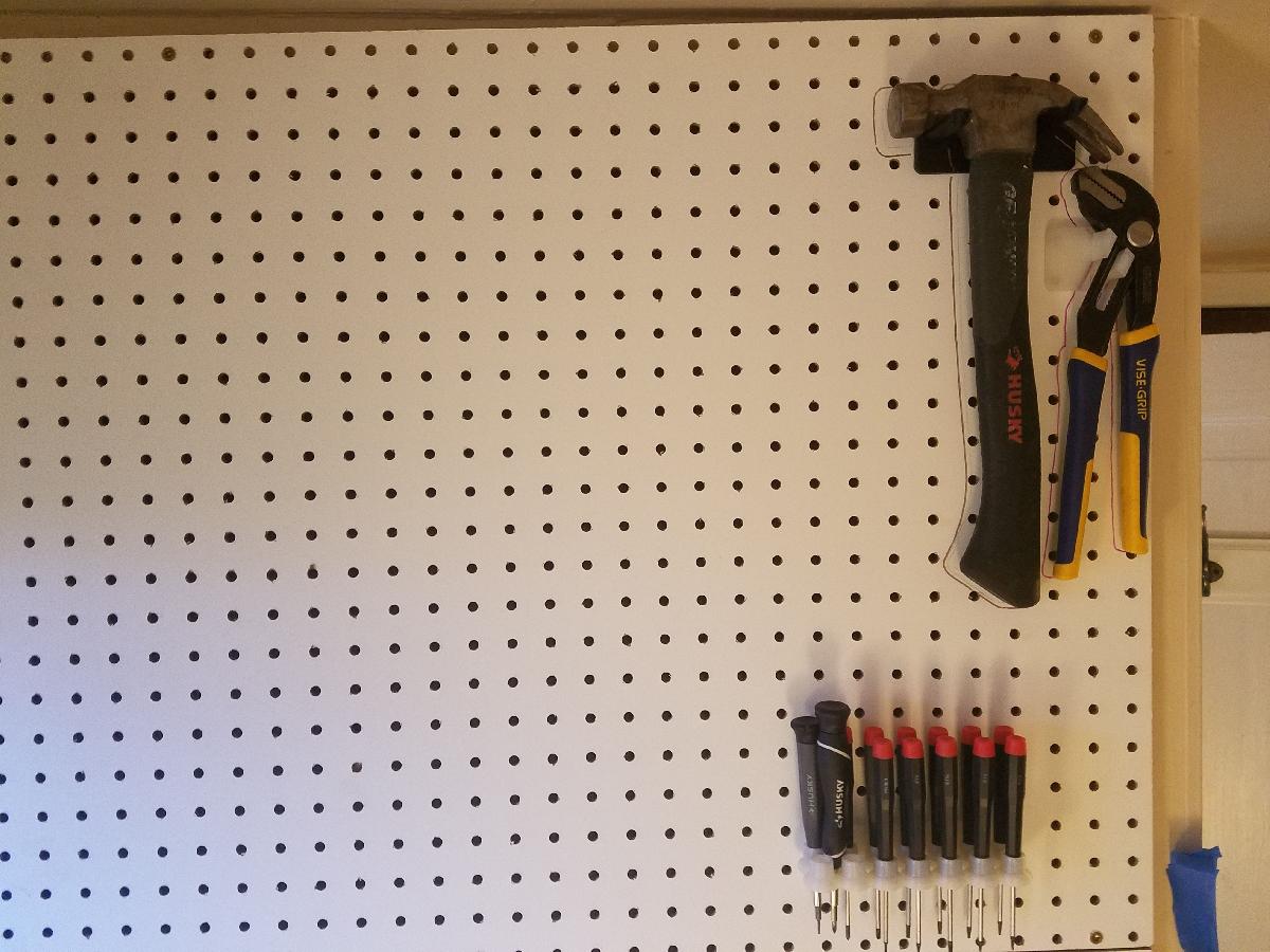 Suporte de Gancho Vise Grip para Painel de Ferramentas