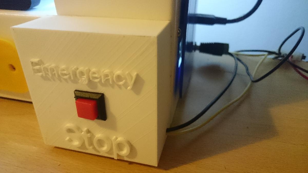 Botao de Parada de Emergencia para Printrbot Play