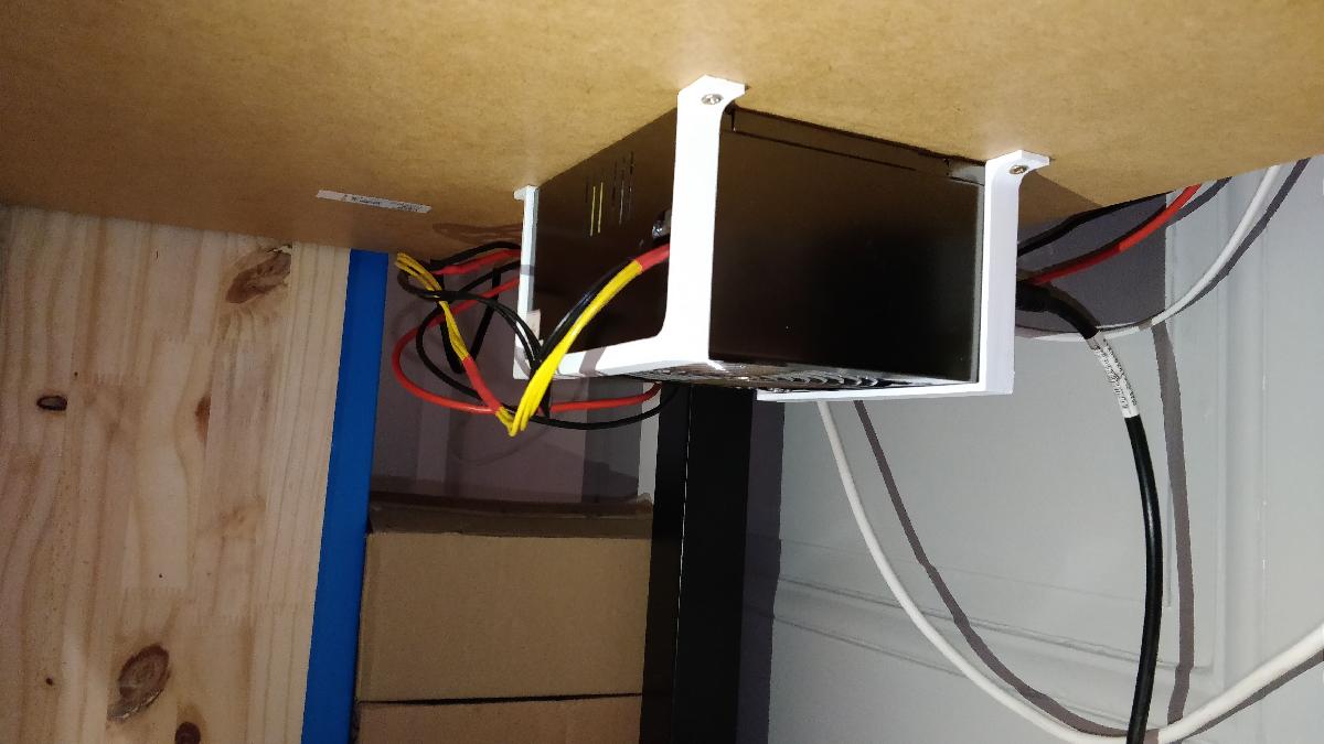 Suporte para alimentacao de PC