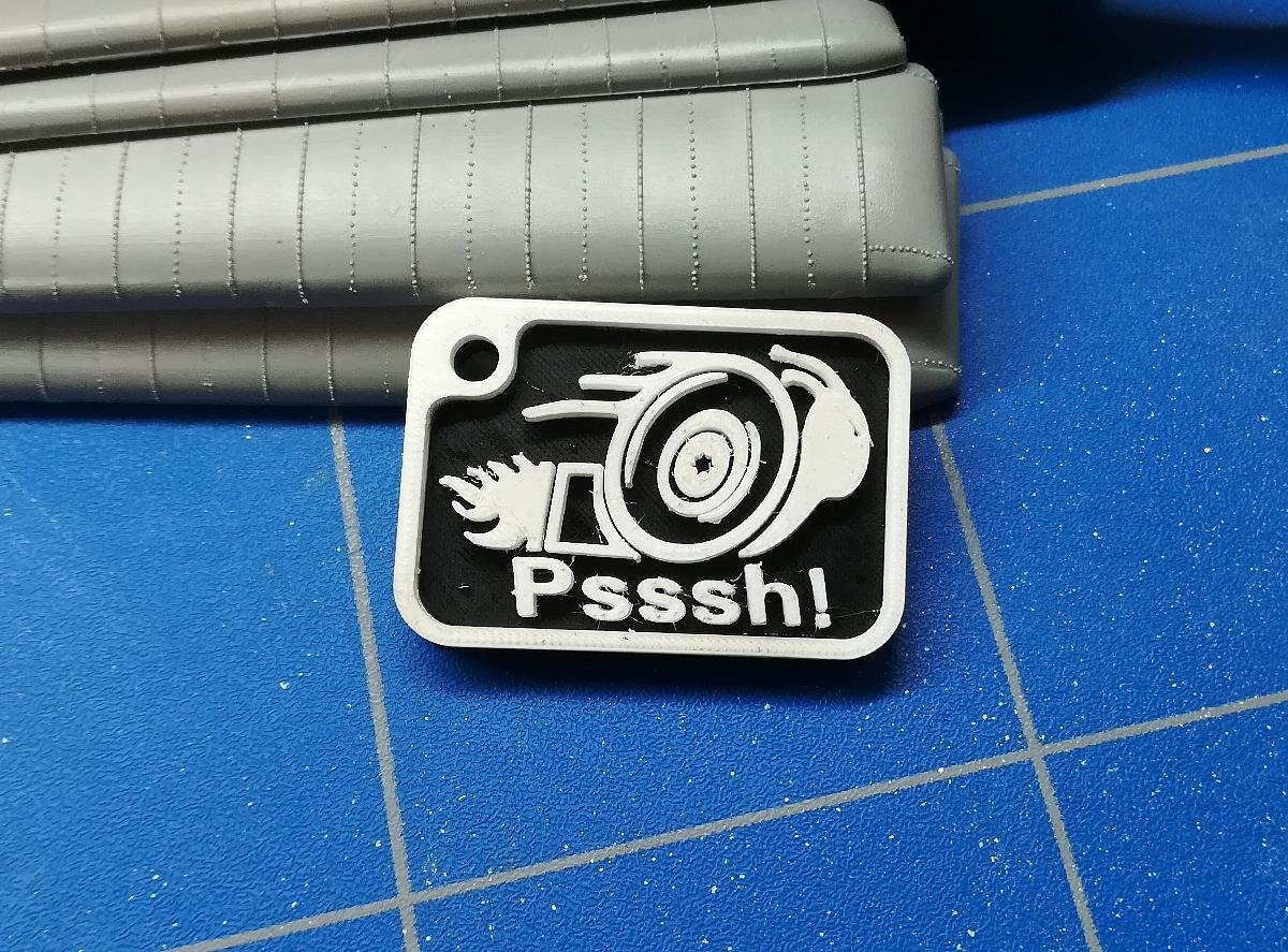 Chaveiro de caracol turbo psssh!