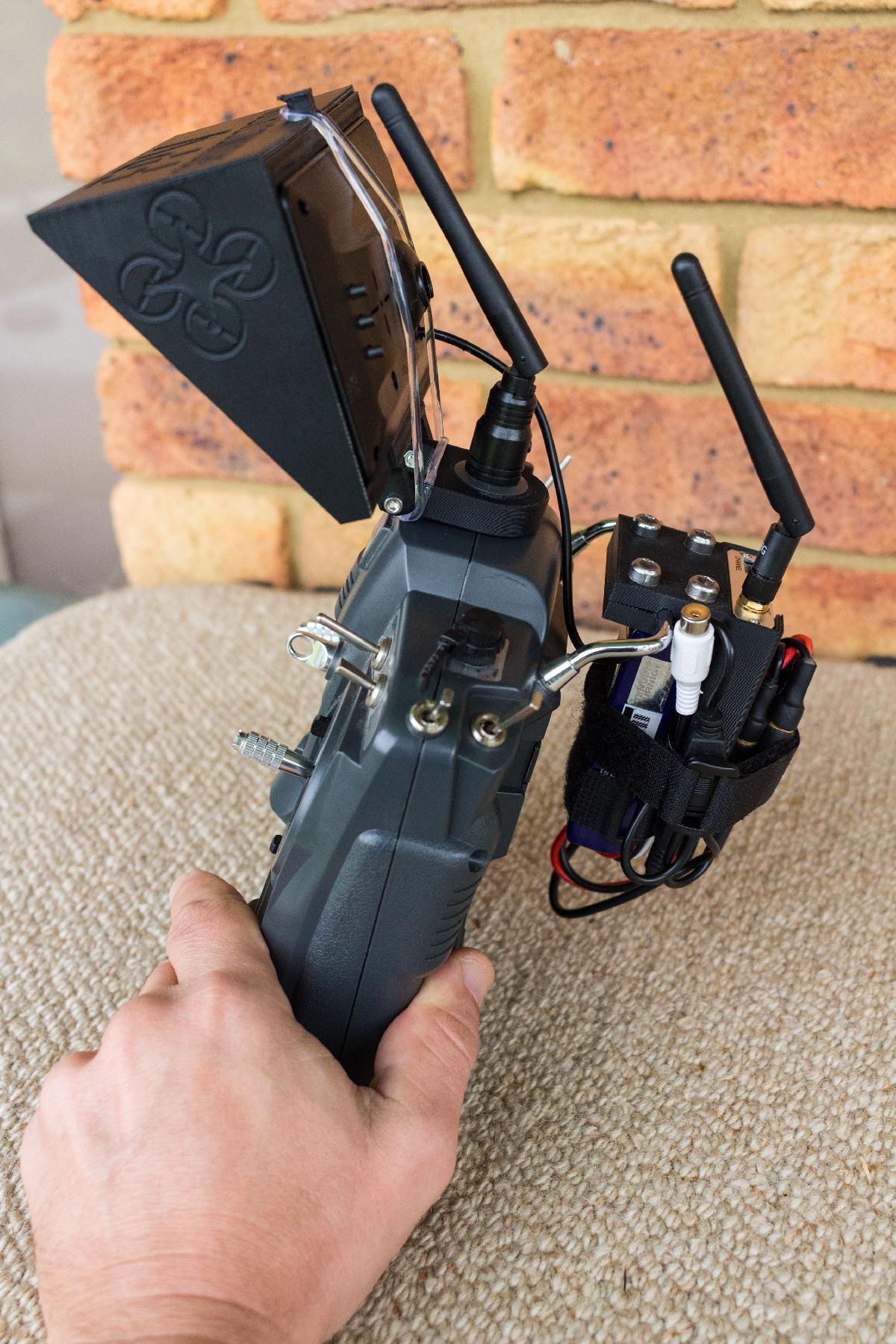 Configuracao mini FPV para transmissor de radio Turnigy 9X