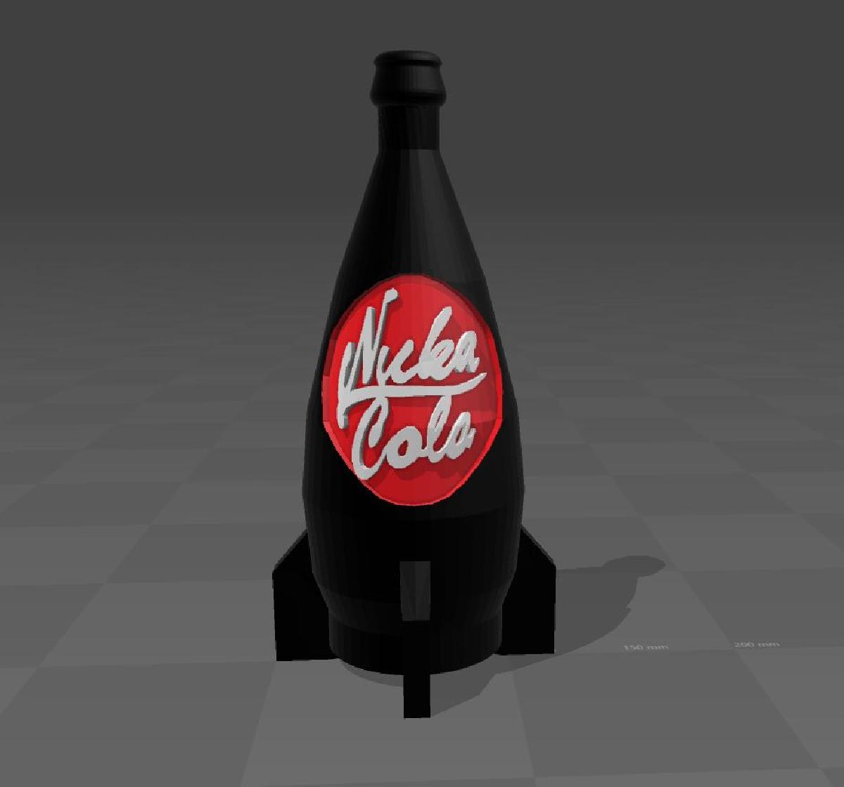 Garrafa de Nuka Cola Fallout 4 (Cabe uma tampa de garrafa padrao)