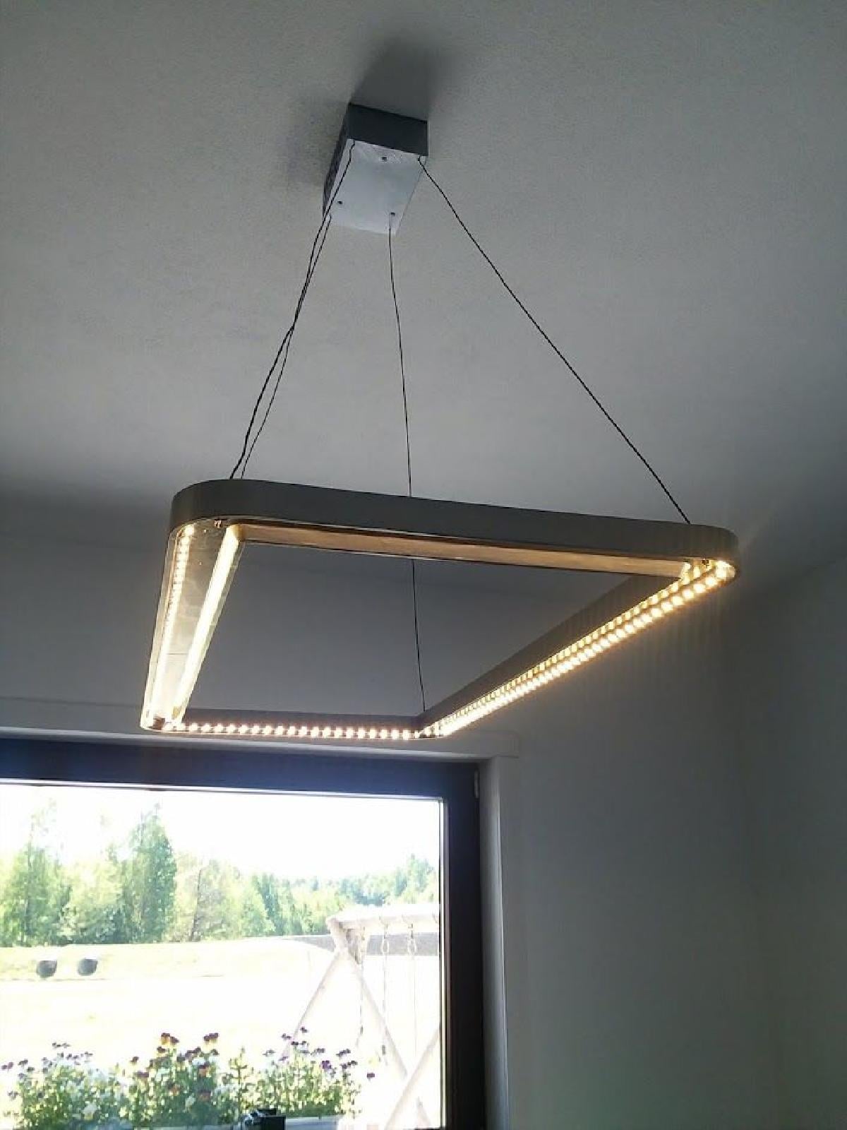 luminaria de teto moderna (com fita de LED)