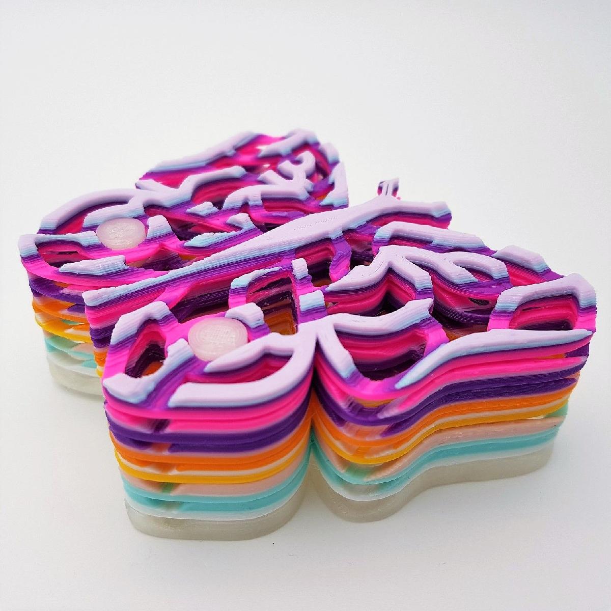 Apoios de Copo Borboleta   Multicoloridos com um Bico!