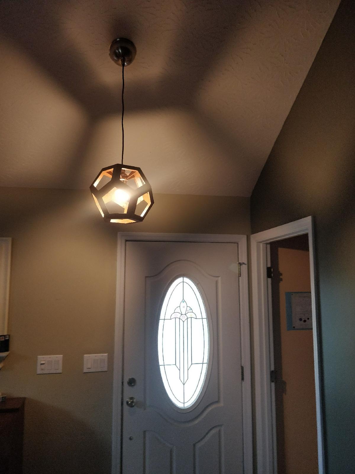 Luz Pendente Dodecaedrica