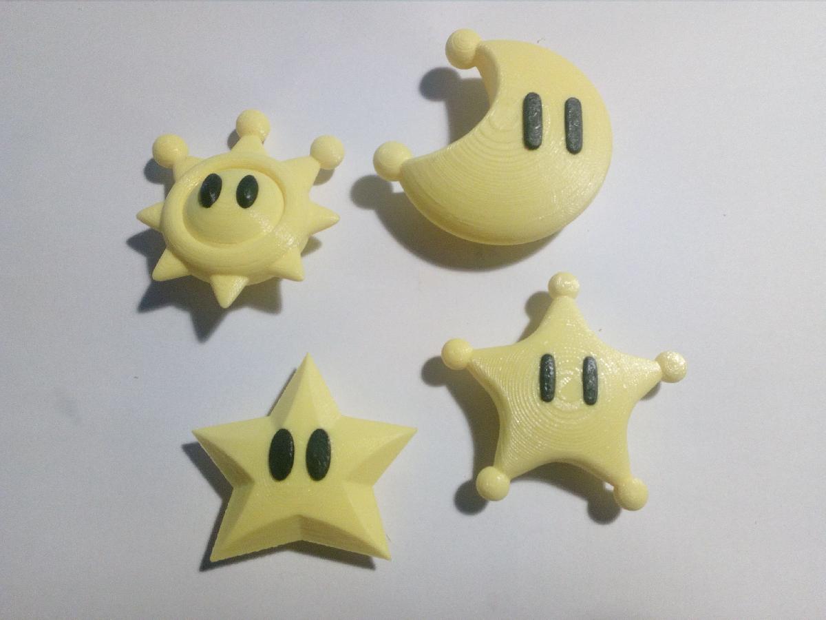 item de energia 3D do Mario