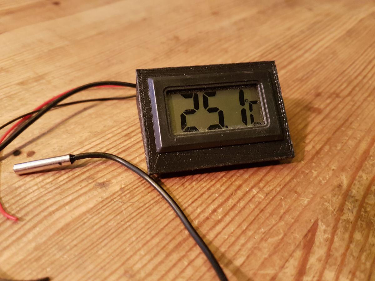 Termometro/Higrometro LCD de Mesa e Montagem Superior    Caixa de Termometro/Higrometro LCD