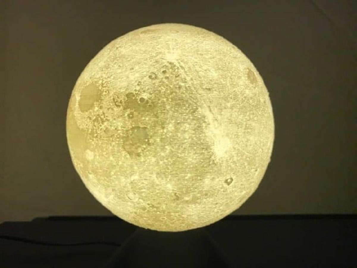 iluminacao de faixa LED de 5 volts e base para lua crescente