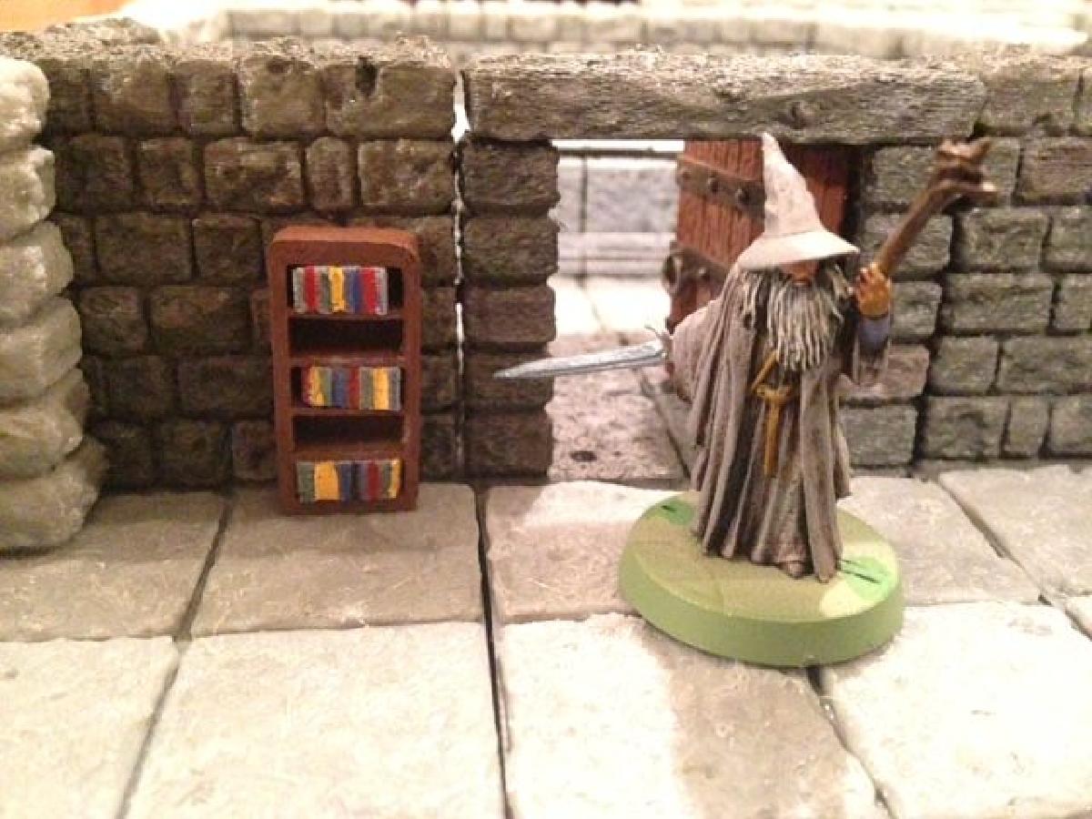 Estante de RPG com Livros