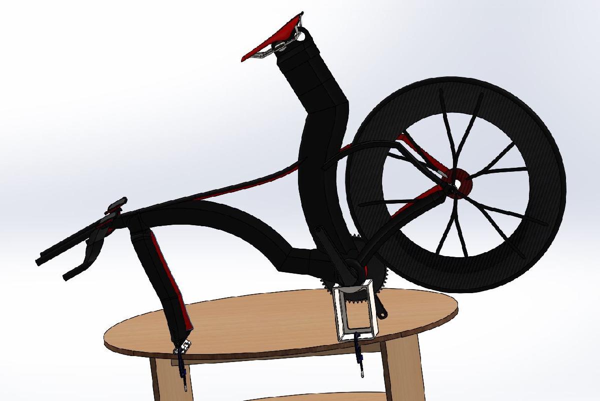 Estacao de Trabalho para Bicicletas, Montagem na Mesa