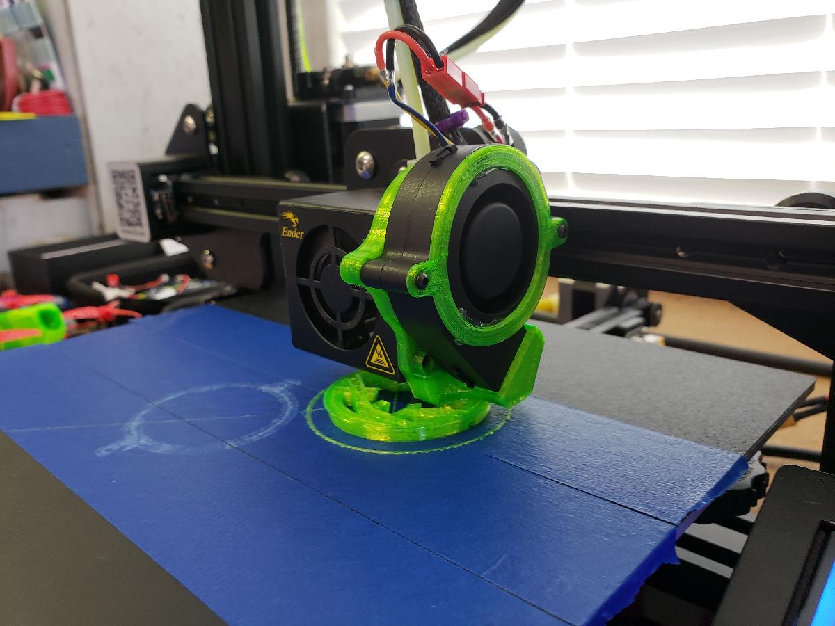 Duto do ventilador Soundoriginal 24v .15A da Creality Ender 3