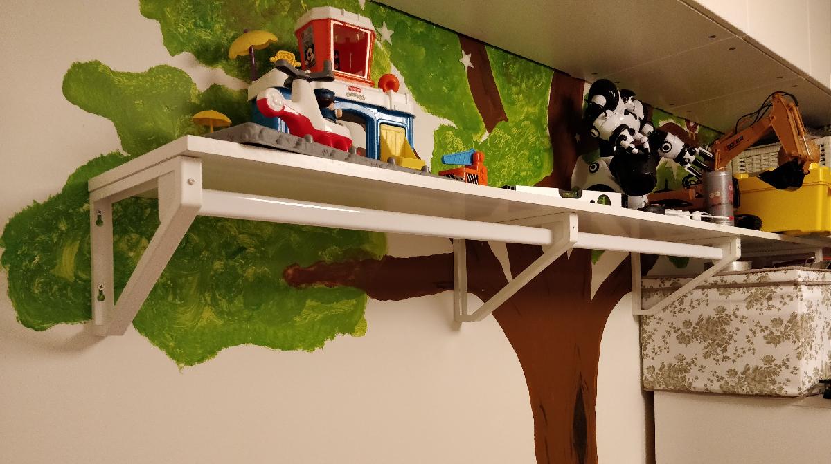 Suporte de trilho IKEA Ekby Lerberg console