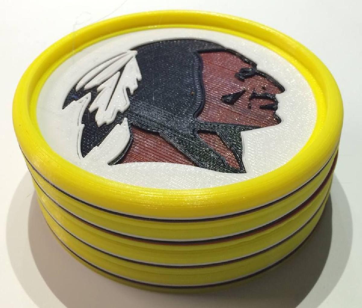 Coaster do Washington Redskins