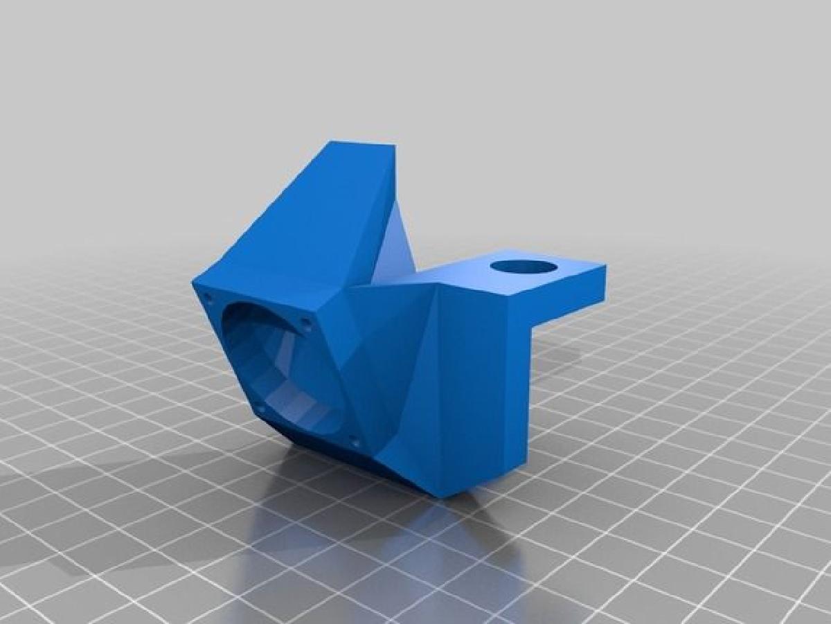 Suporte para ventilador do hot end Bowden e interruptor de proximidade