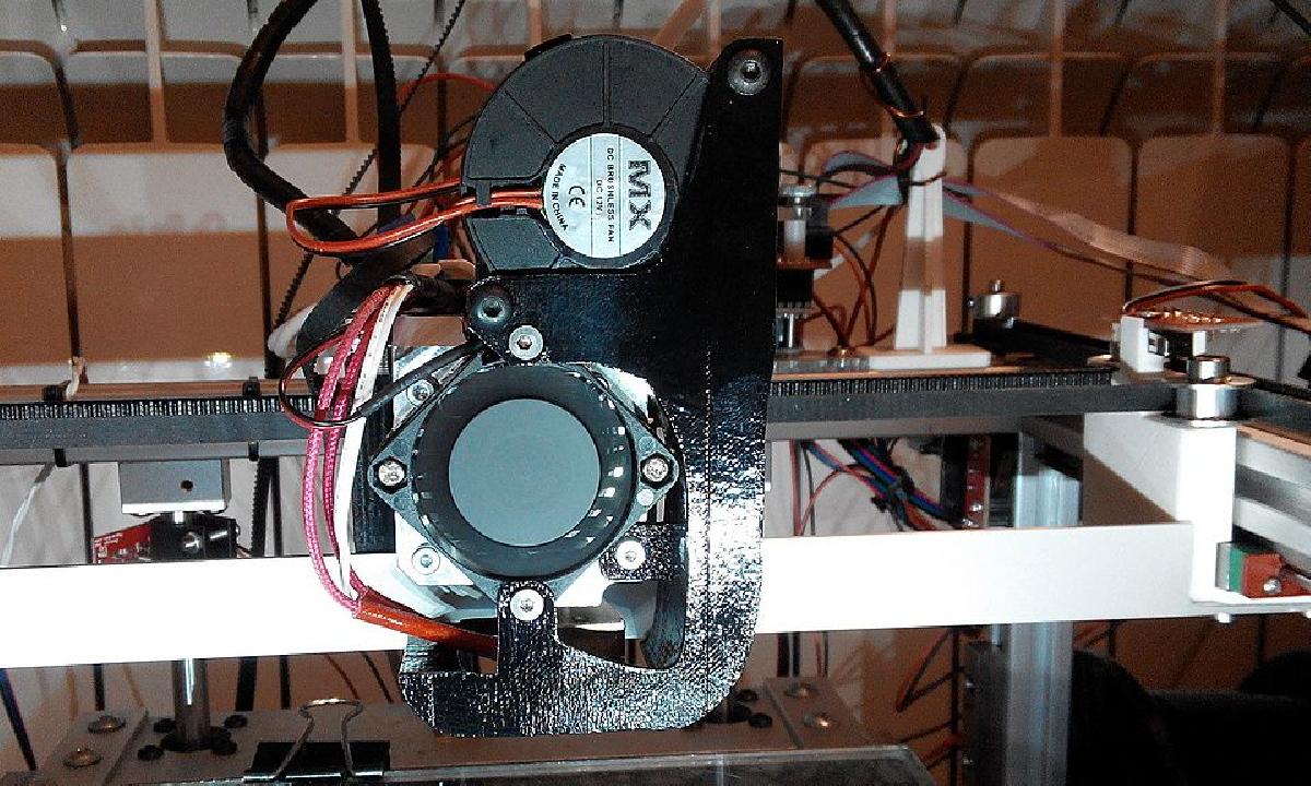 Duto do ventilador para extrusora Titan Aero