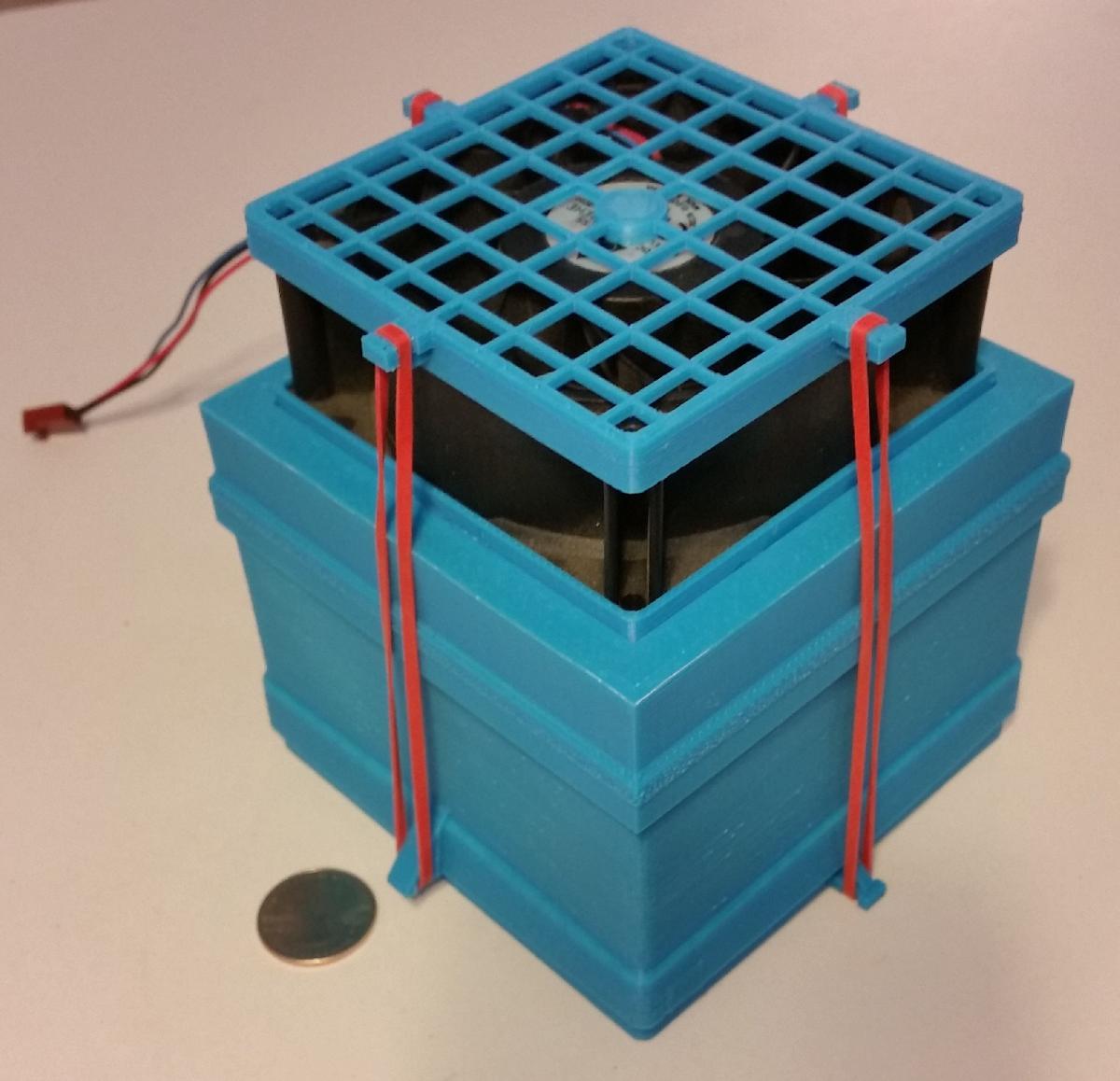 Conjunto de montagem de filtro de carbono ativo e Hepa