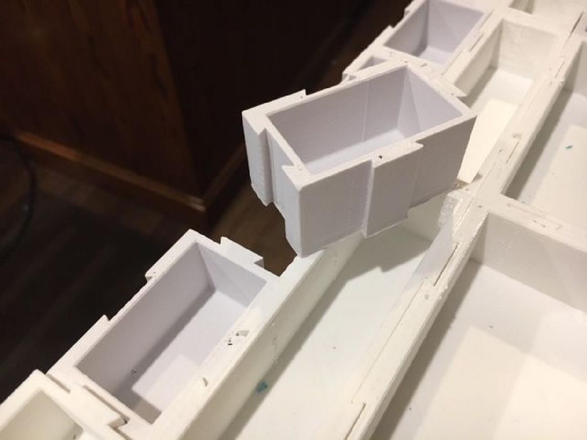 Caso de trabalho modular da California para impressoras tipograficas