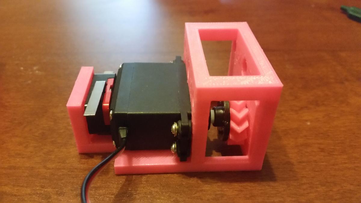 Suporte de servo para persiana veneziana