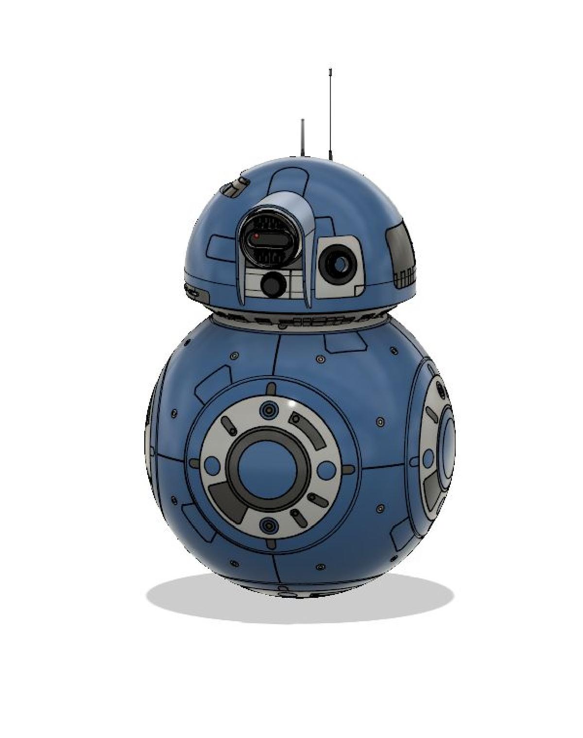 Droid enfermeira de Star Wars, baia de reparo de droides (estilo BB8)