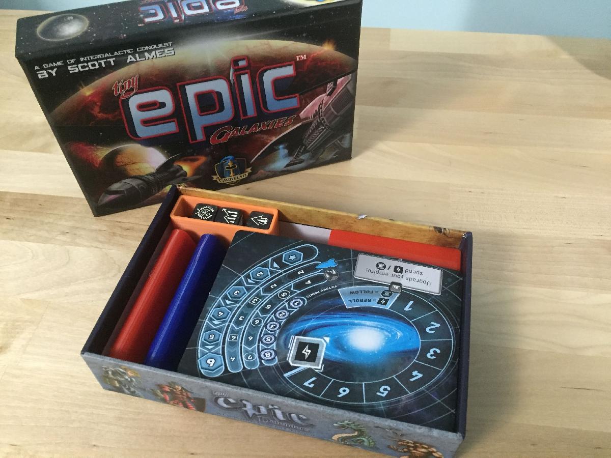 Organizador de caixa Tiny Epic Galaxies