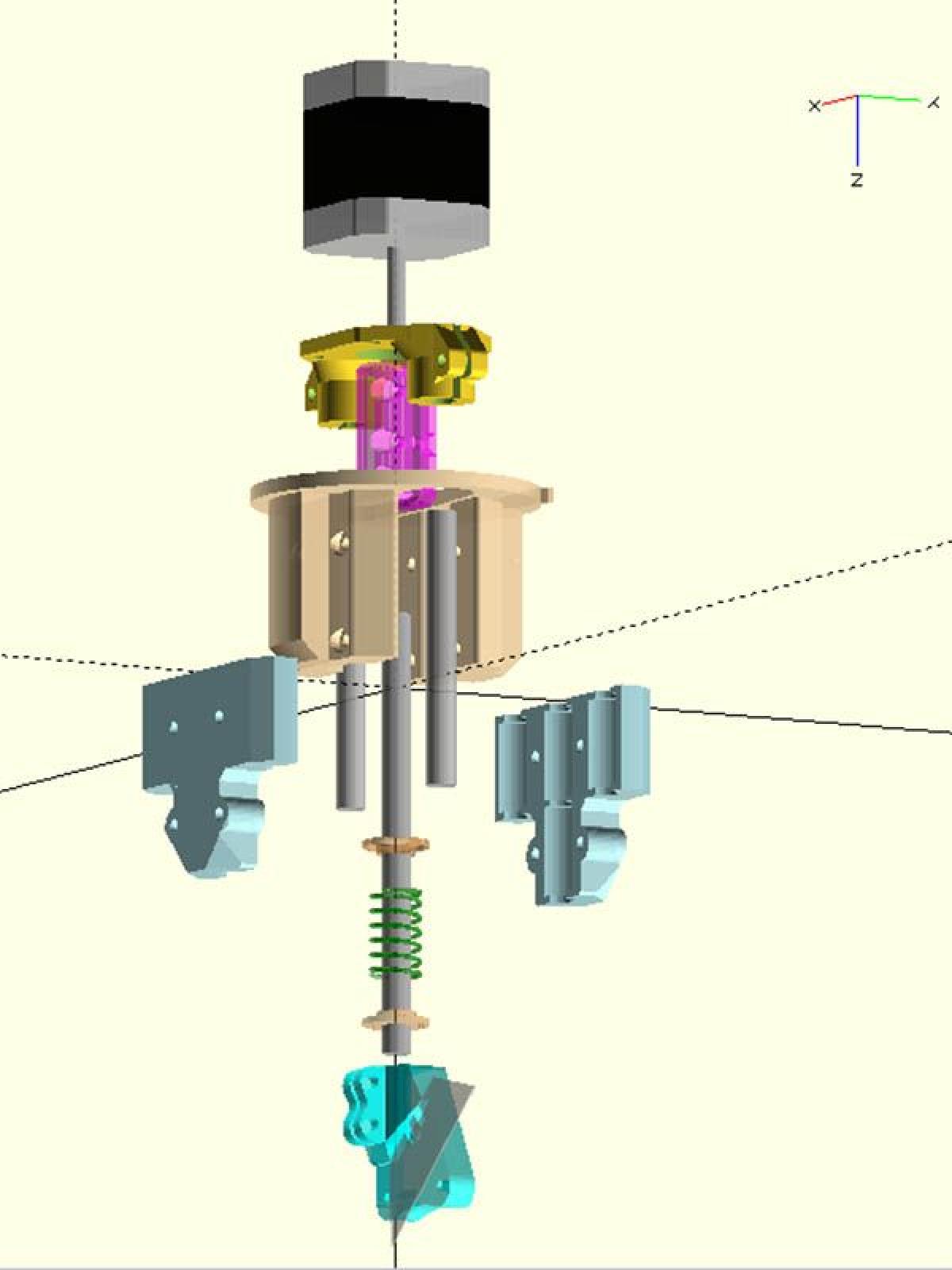 Remix de Montagem Rapida para Faca Tangencial MPCNC