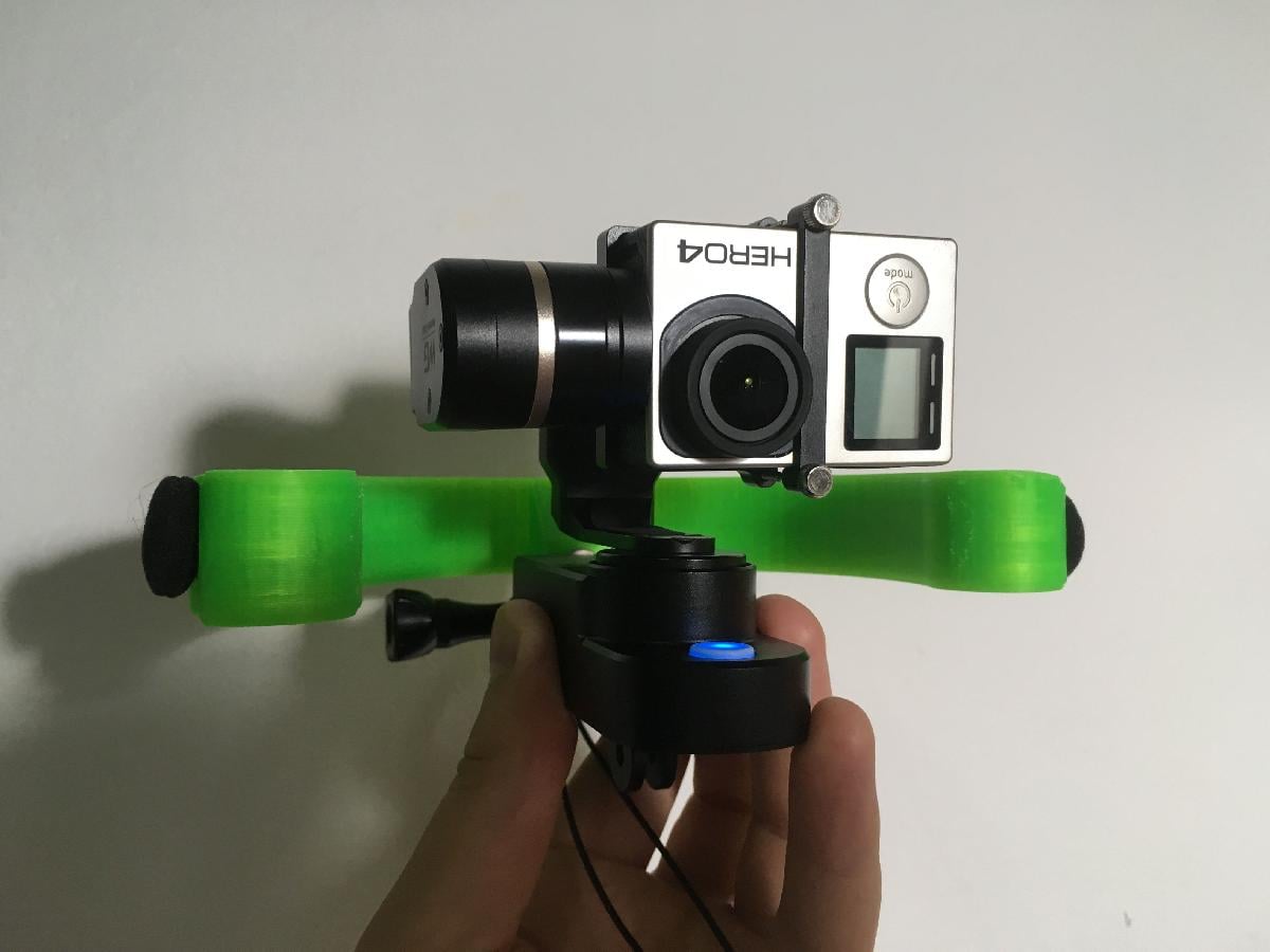 Suporte para Microfones Binaurais GoPro para Gimbal Vestivel Feiyu