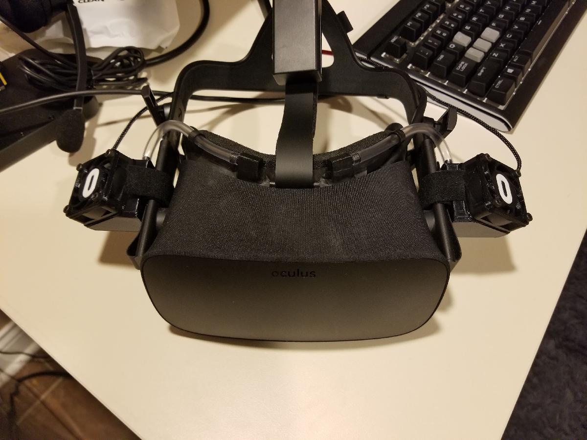 Sistema de Ventilacao para Fan do Oculus Rift VR (e HTC Vive)