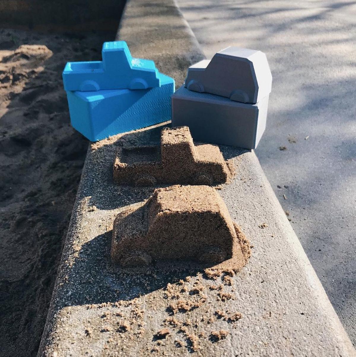 Moldes de areia para carros