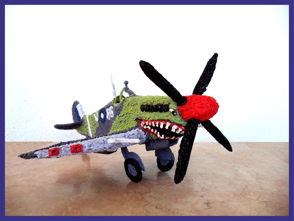caneta 3D: Spitfire MK VIII