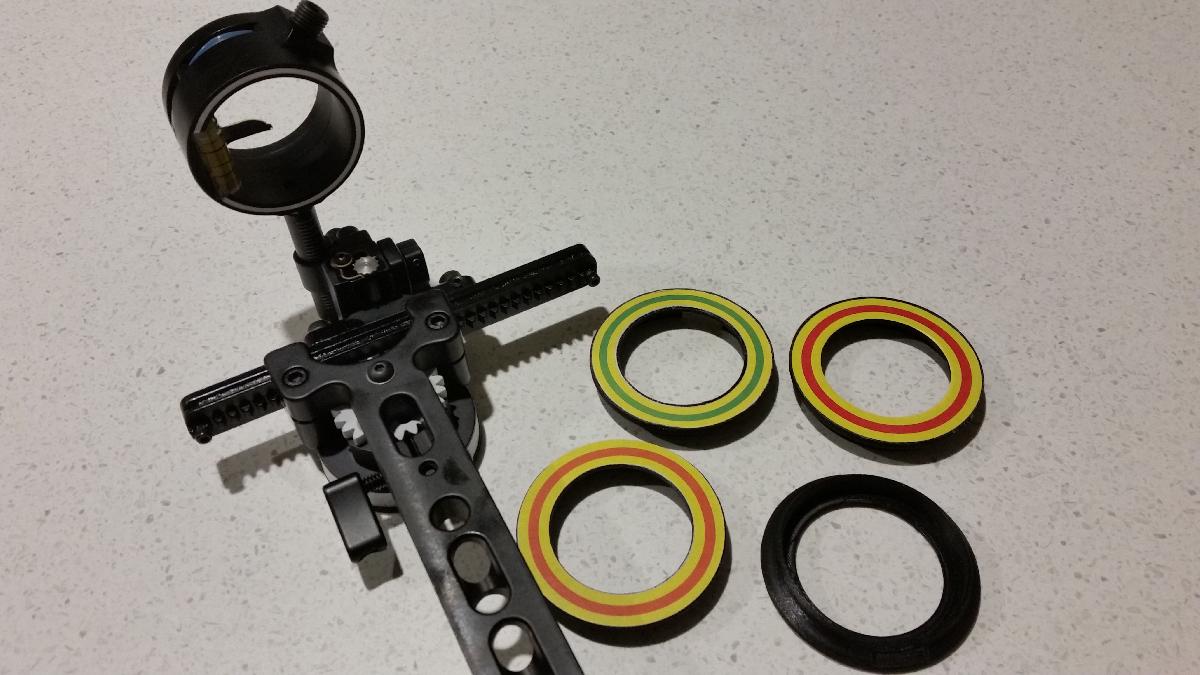 Miradouro Spot Hogg Fast Eddie XL   mira de pino unico com anel de alinhamento triplo