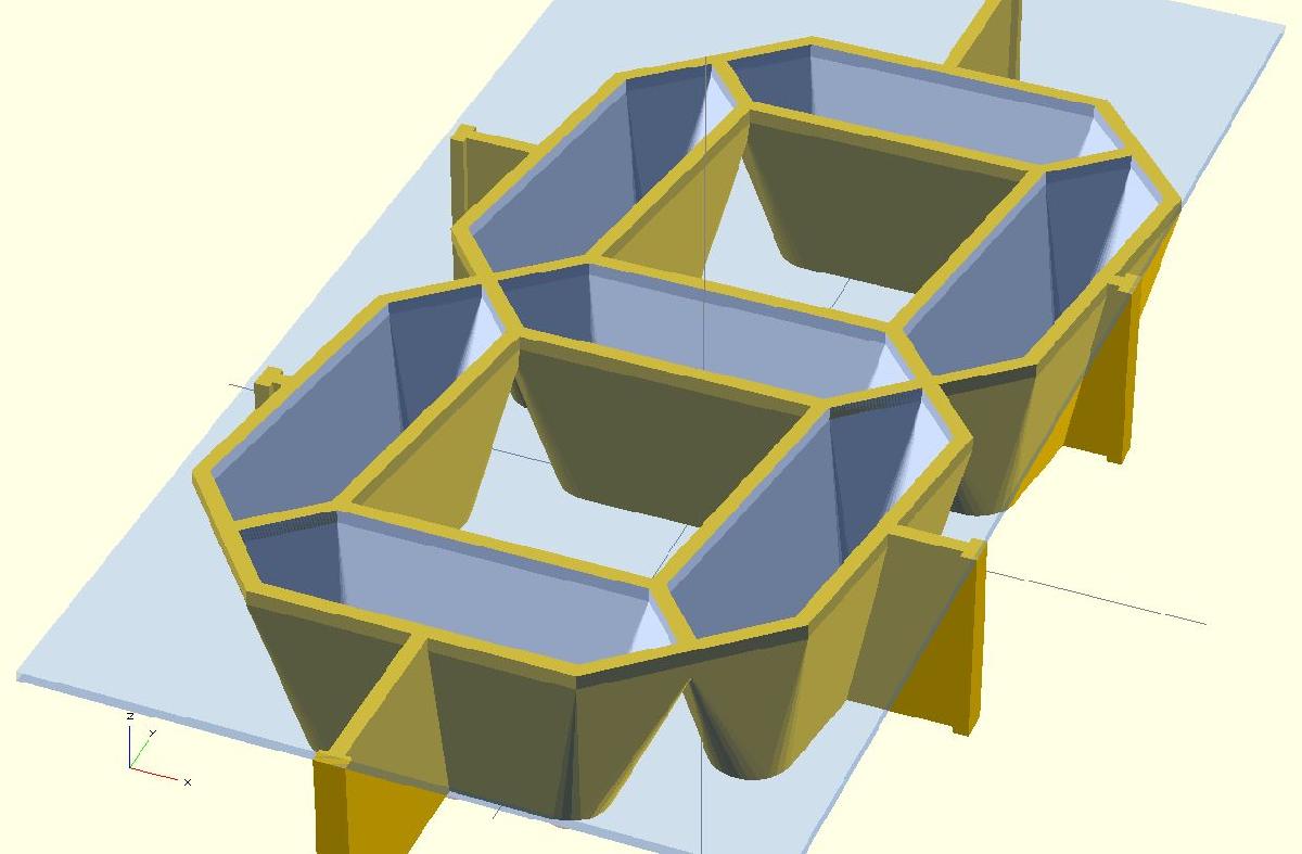 Display de 7 segmentos grande personalizavel com LEDs padrao