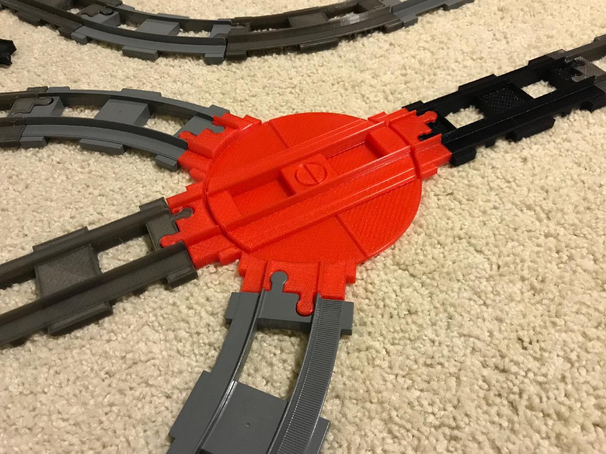 Giro da locomotiva para uso com o sistema Lego Duplo