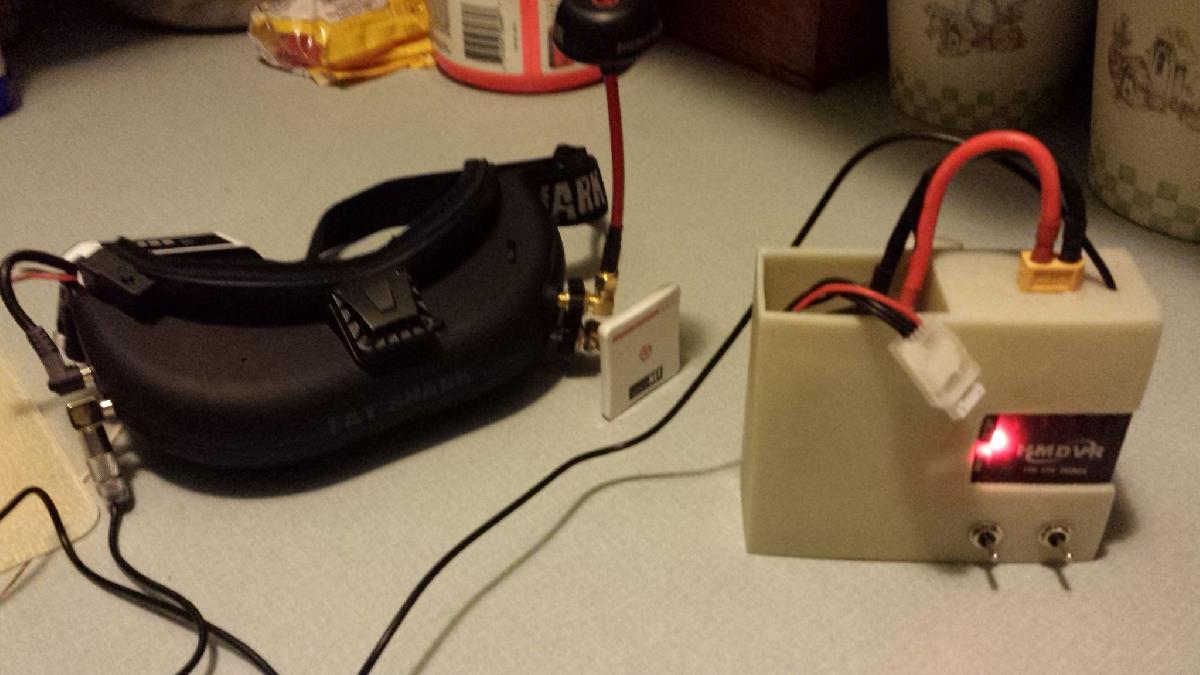 DVR portatil com clipe de cinto para HMDVR