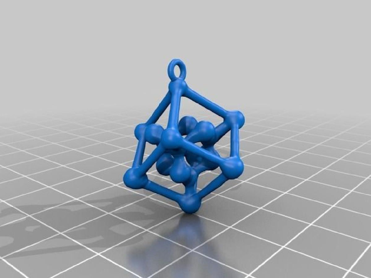 Pingente de Lattice de Diamante