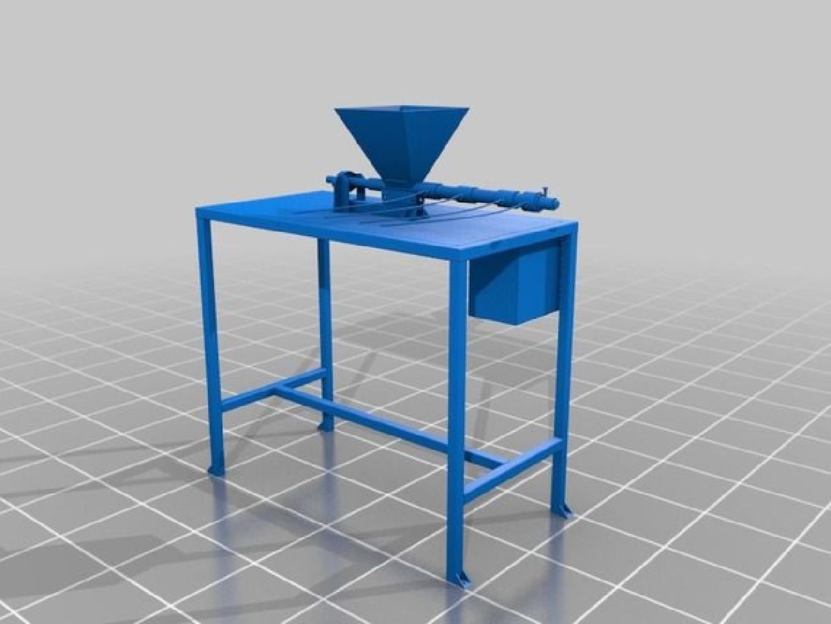 Maquina de Extrusao de Plastico Precioso (Metrico)